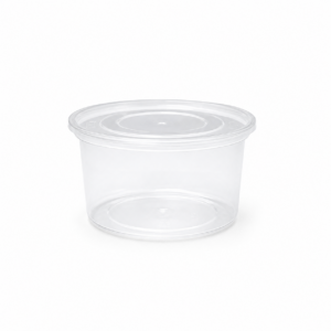 350ml Clear Tub and Lid (Pack of 10)