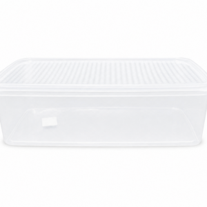 2.2lt Rect Decor Container Clear