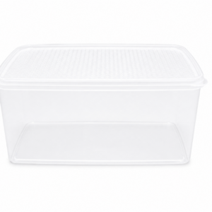 3.6lt Rect Decor Container Clear