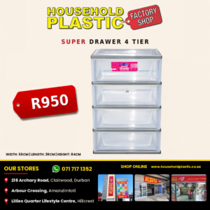 Super Drawer 4 Tier
